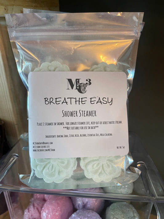 Breathe easy shower steamer