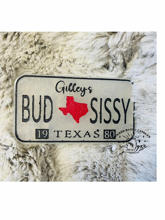 Bud & Sissy License Plate freshener